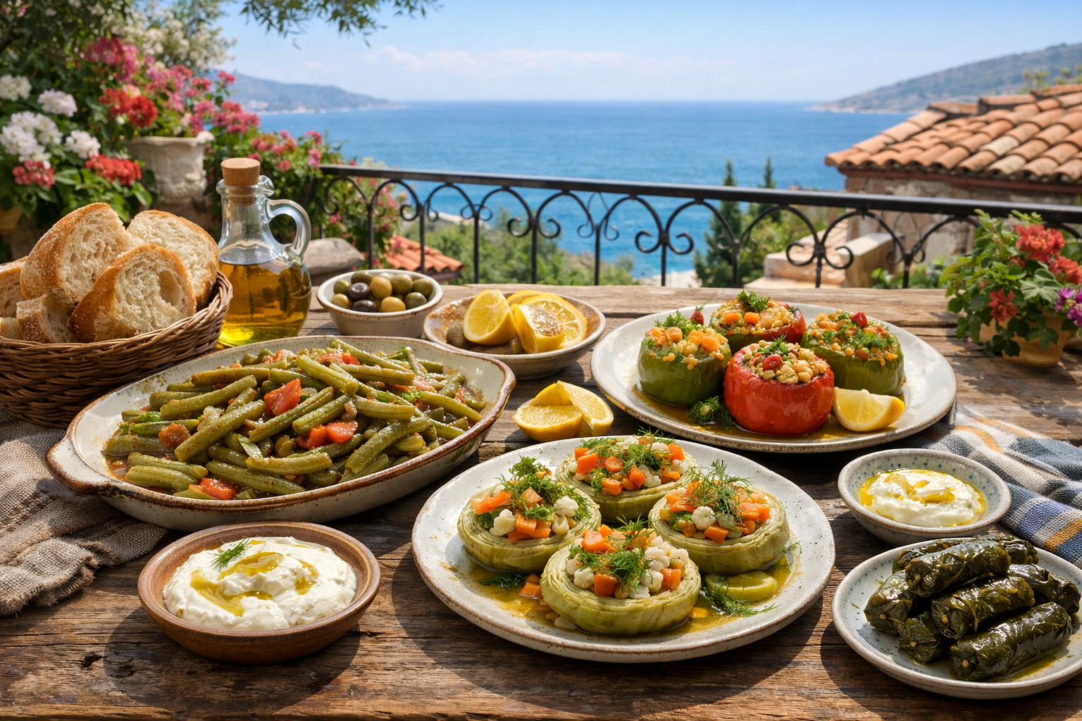 Zeytinyagli yemek sofrasi